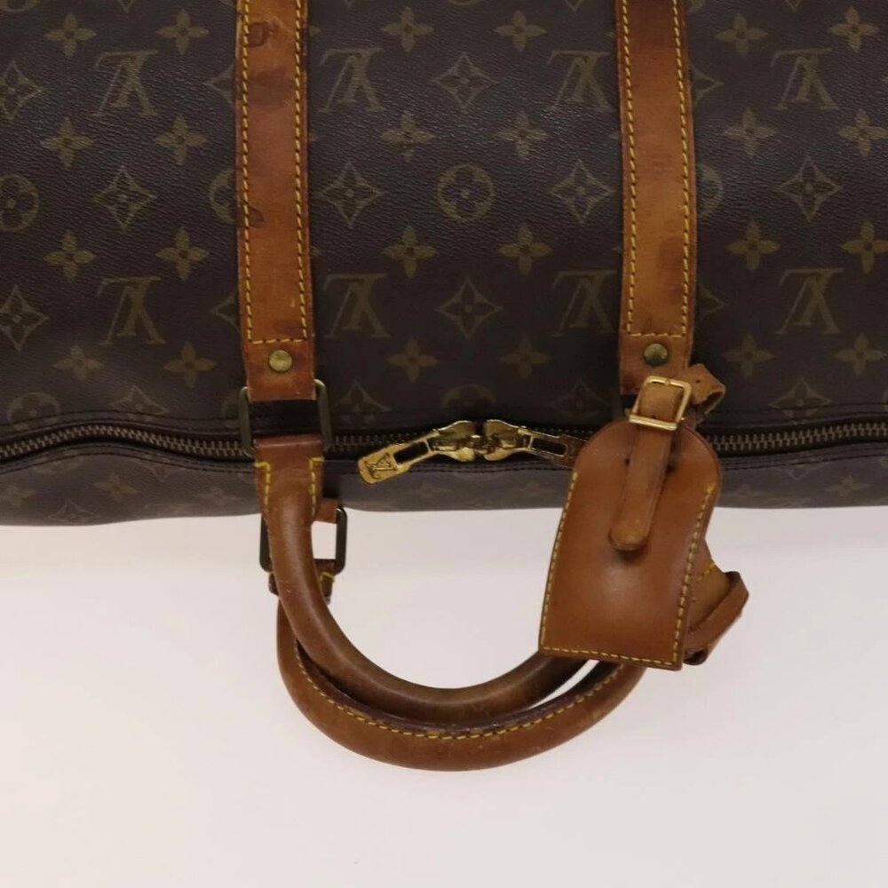 LOUIS VUITTON Monogram Keepall 50 Boston Bag M41426 LV Auth 136581 - Picture 8 of 16